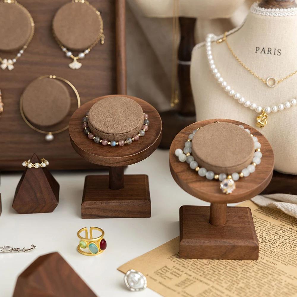 Soporte de pulseras de madera para exhibición y reloj - imagen 5