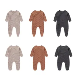 Conjunto bebé de algodón para recién nacido, manga larga primavera-otoño