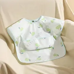 Babero recogemigas para bebés con tacto suave ajustable