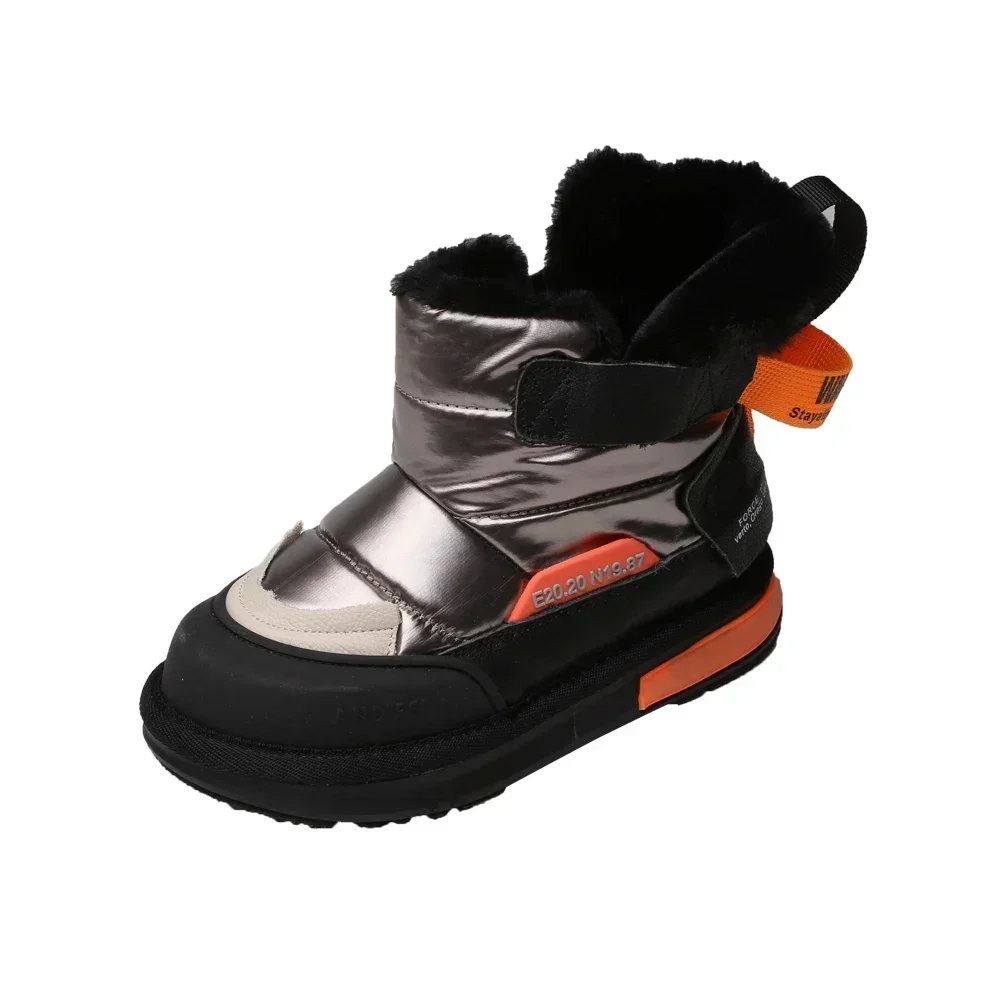 Botas nieve infantiles impermeables – Forro polar suela antideslizante - imagen 2
