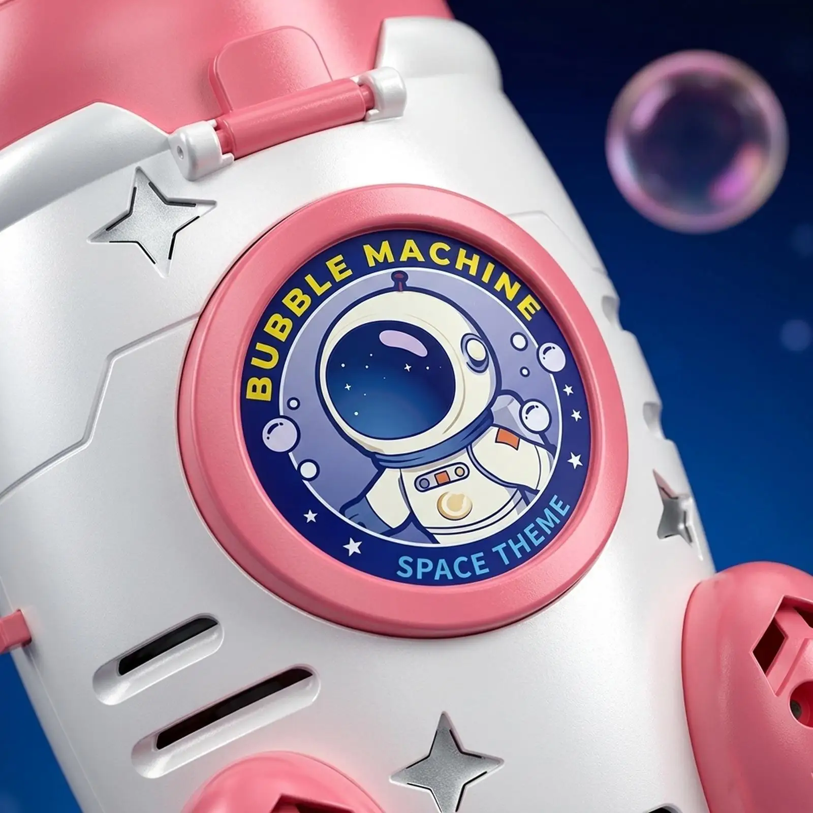 Máquina de burbujas cohete infantil para fiestas