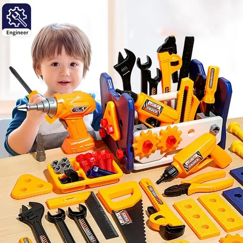 Juego de bloques de tornillo con herramientas para niños - imagen 5