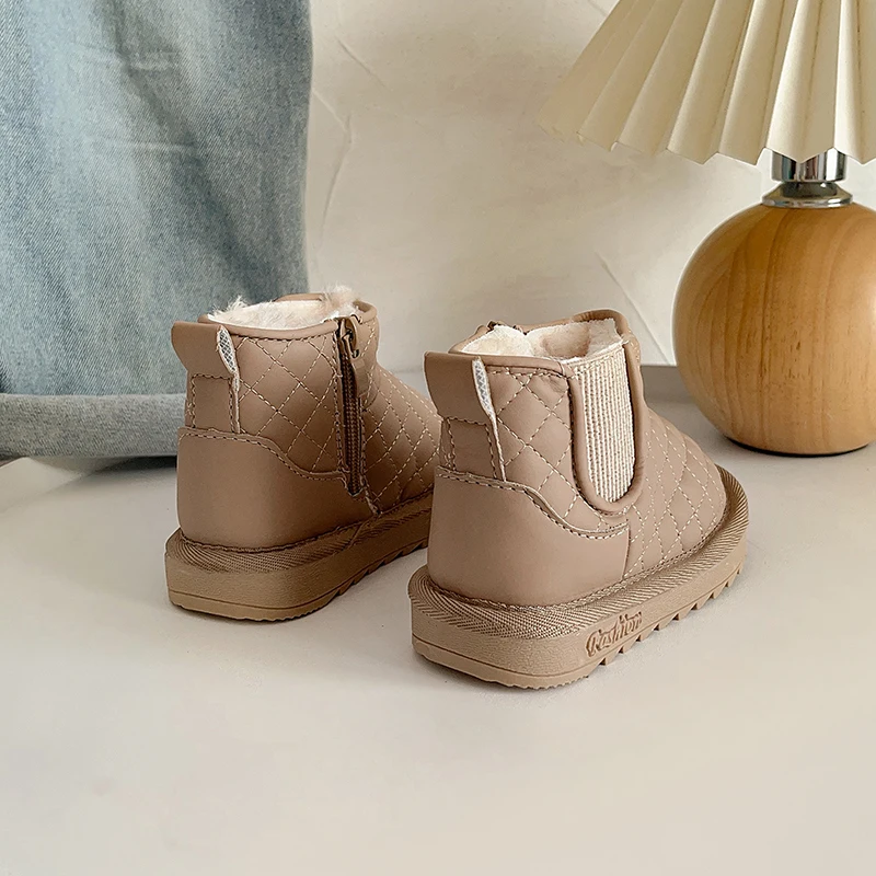 Botas de nieve para bebés y niños: suela antideslizante y felpa cálida - imagen 5