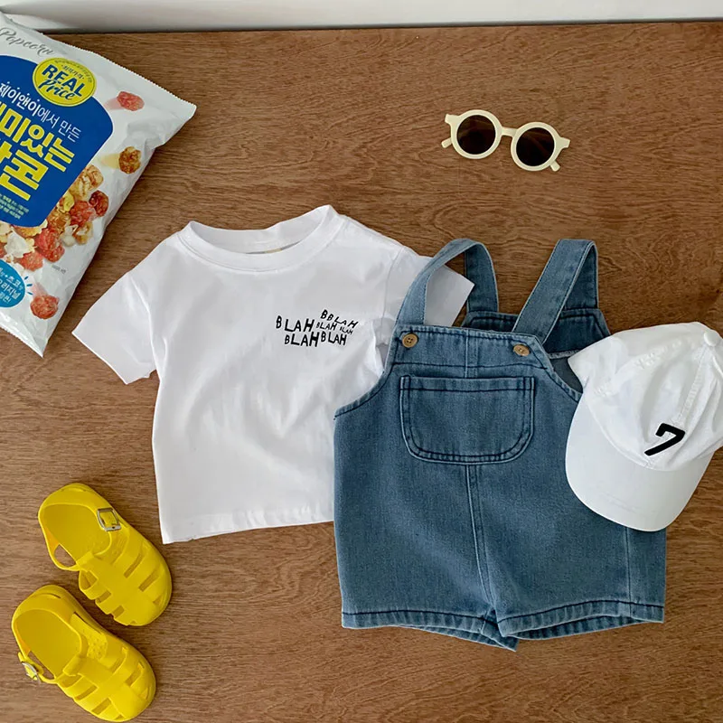 MILANCEL Conjunto Verano Bebé Niña: Camiseta y Pantalones Vaqueros - imagen 5