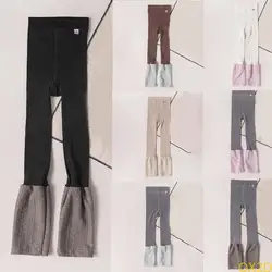 Leggings ajustados para niñas de primavera y otoño con elástico