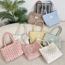 Bolso de pañales acolchado de rejilla corazón otoñal para mamá
