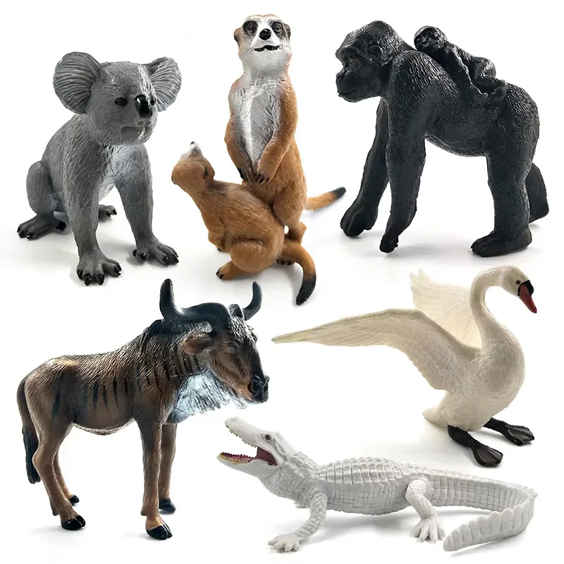 Figura de animales para niños – Selva y bosque, diseño tierno