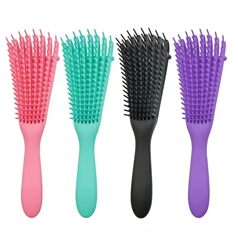 Cepillo desenredante para cabello rizado infantil con masaje suave - imagen 4