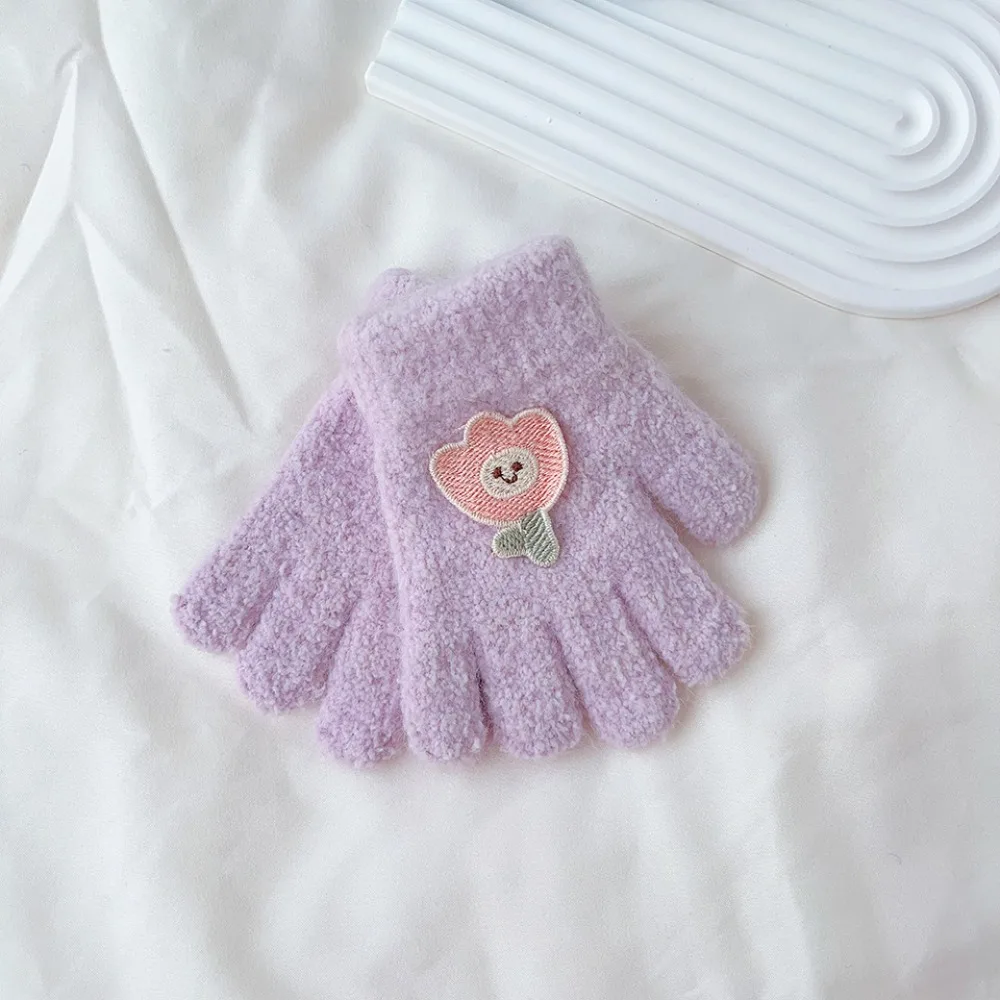 Guantes de terciopelo para niño, vista general