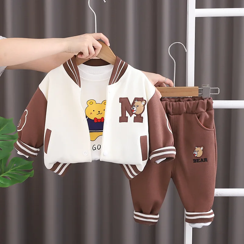 Chándal bebé primavera y otoño con estampado de dibujos - imagen 2