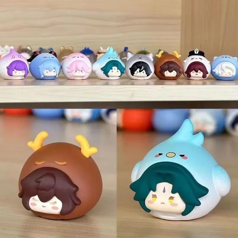 Figura blind box coleccionable de anime miniatura Furina Kamisato
