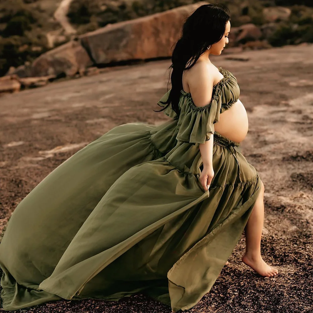 Look de maternidad para sesión fotográfica