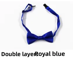 Corbata de moño doble capa para niños – Perfecta en teatro