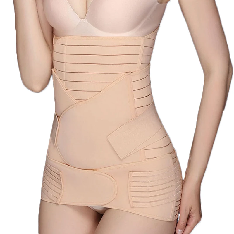 Faja posparto envoltura abdominal de recuperación y soporte - imagen 4