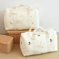 Bolso de mamá hombro con bordado osito y gran capacidad