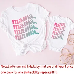 Mamá Mimi Conjunto Madre e Hija Verano - Camiseta y Body a Juego