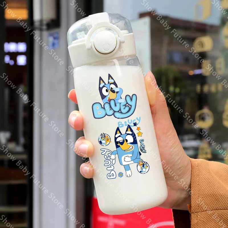 Blueys Sports botella de agua infantil con pajita sin fugas - imagen 2