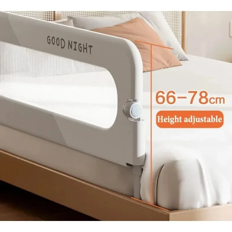 IMBABY Barandilla de seguridad para cama de bebé abatible - imagen 2