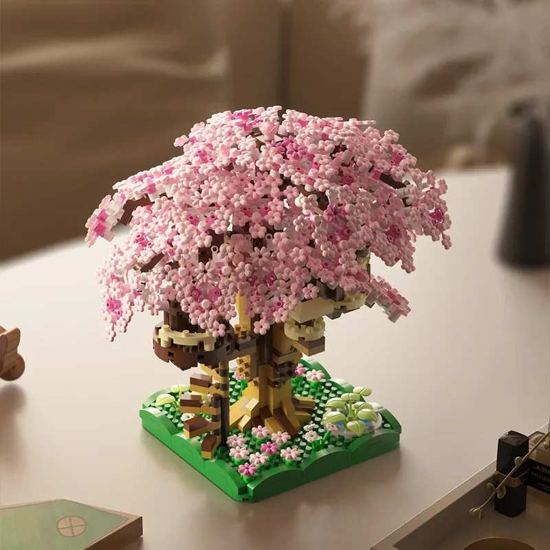 Kit de construcción árbol flor cerezo – SetDIY montable para niños - imagen 3