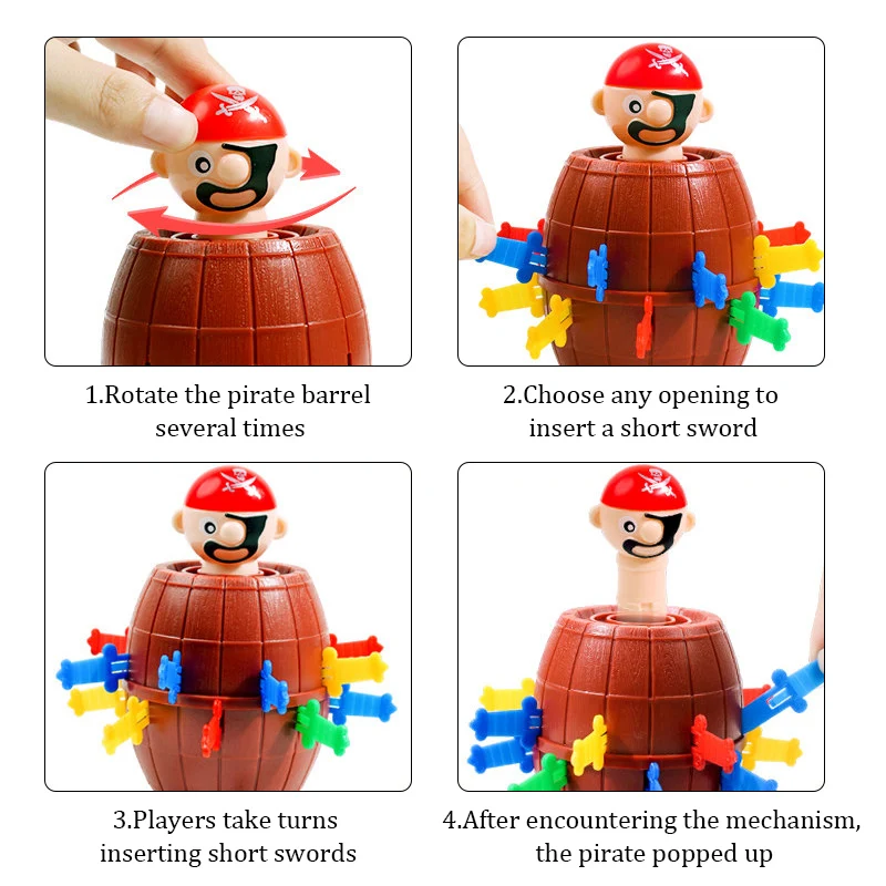 Juguete pirata interactivo de cubo con espada para niños - imagen 4