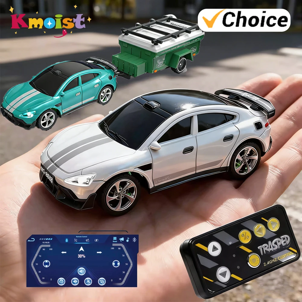 Mini coche teledirigido drift para niños, vehículo de mesa