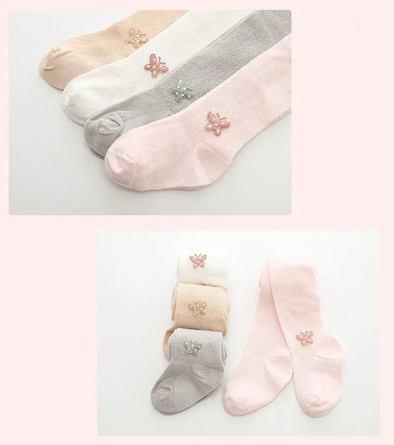 Pantimedias de algodón suave para bebé – Finas y cómodas