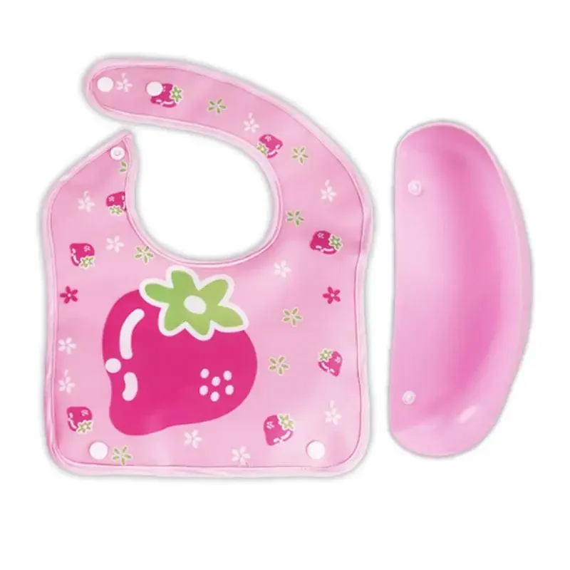 Babero tipo bandana de silicona impermeable para recién nacido - imagen 2