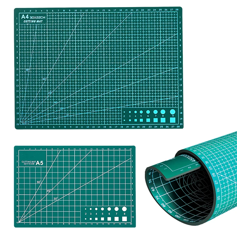 Kit de manualidades con tapete de corte verde y cuchilla de grabado - imagen 2