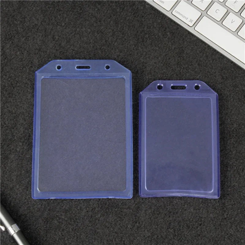 Portatarjetas PVC transparente vertical para nombre - imagen 5
