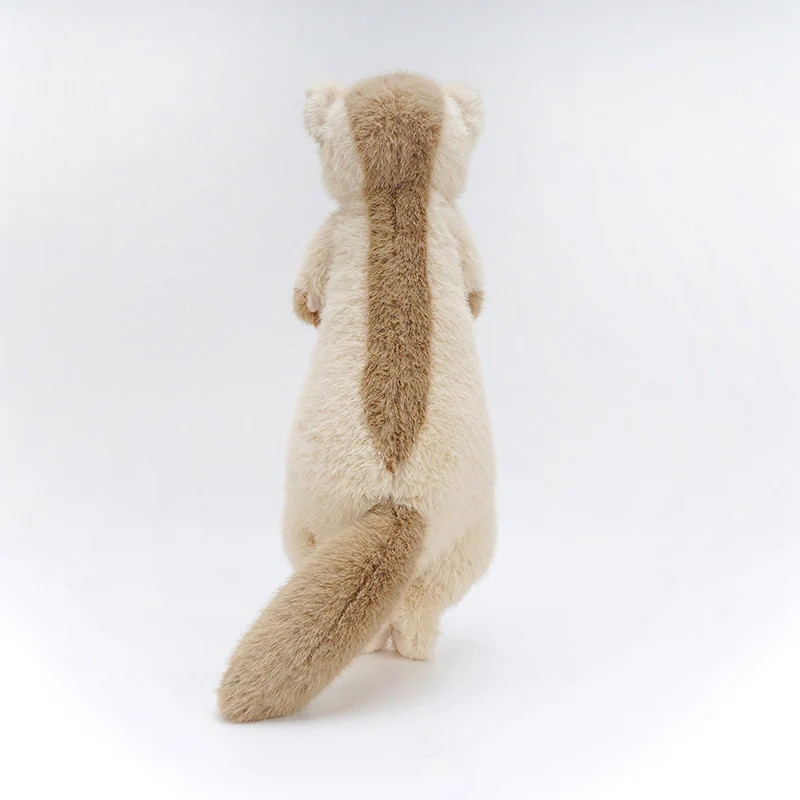 Peluche de hurón suave marrón estilo tierno para sofá y regalo - imagen 3