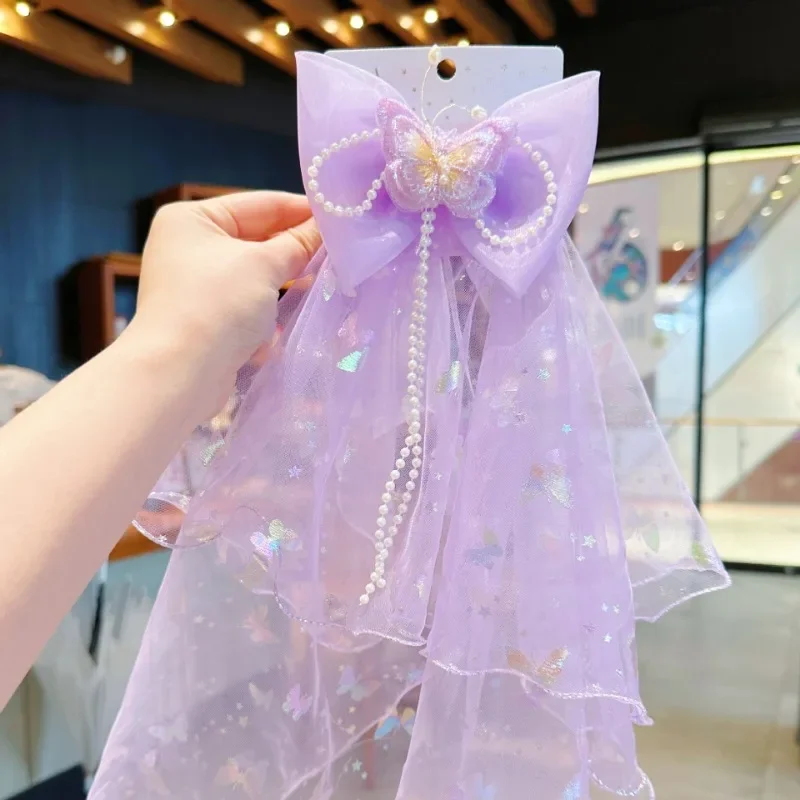 Lazo princesa para cabello niñas cinta decorativa suave elegante - imagen 5