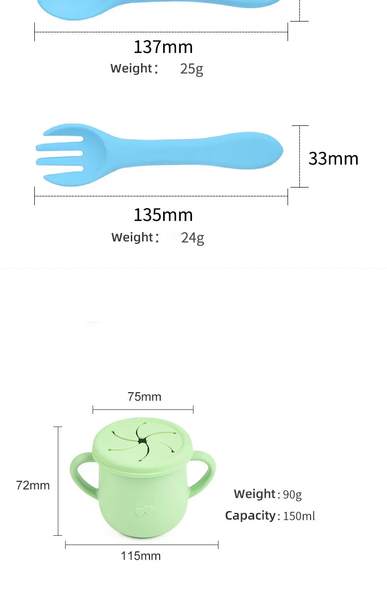 Combinación del set en una mesa