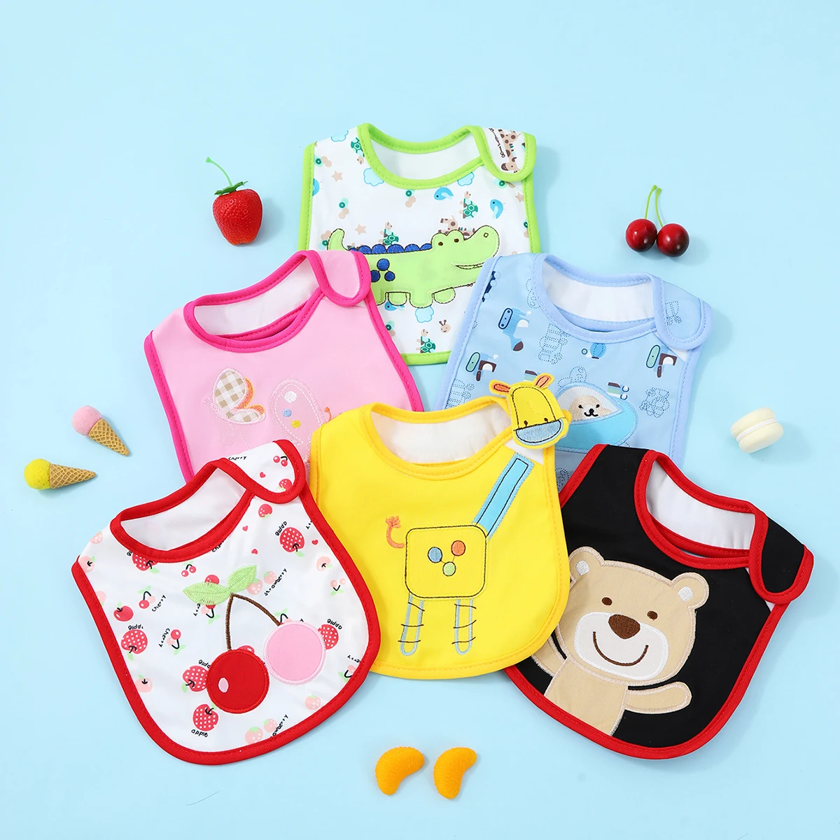 Baberos impermeables para bebés – Perfectos para la hora de comer - imagen 2