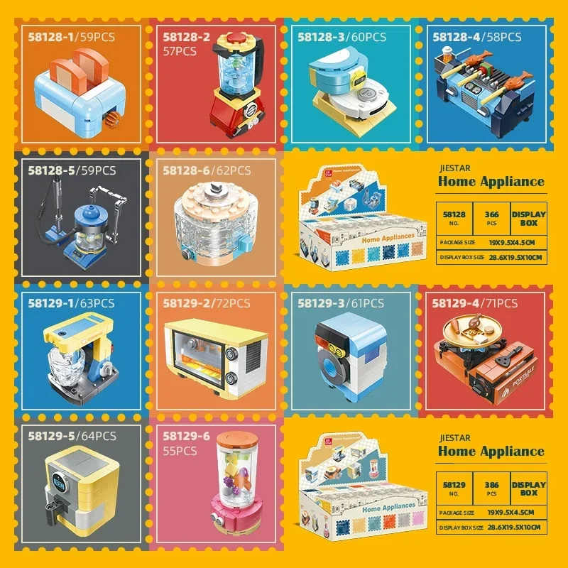 Bloques educativos de mini electrodomésticos para niñas – Creativo - imagen 5