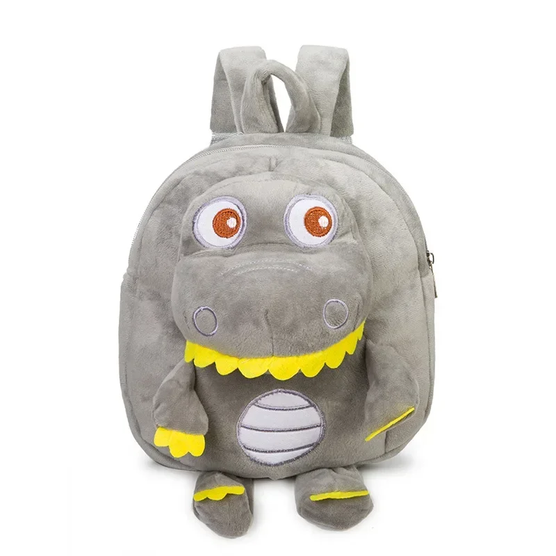 Mochila de peluche con dinosaurios para niños - guardería ideal