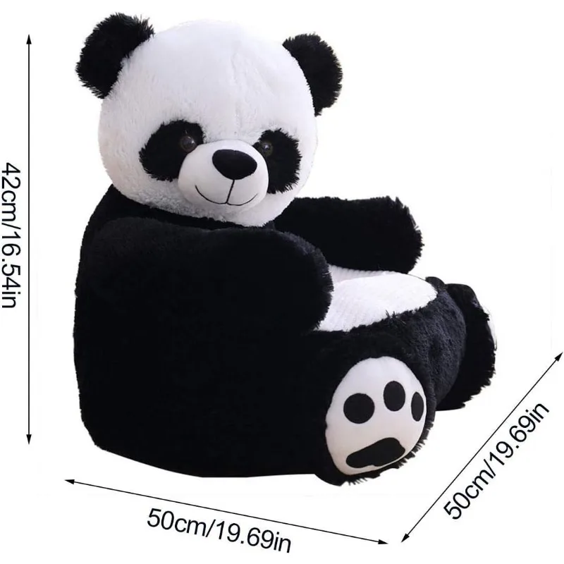 Silla infantil de felpa con animais – Almohada suave para niños - imagen 4