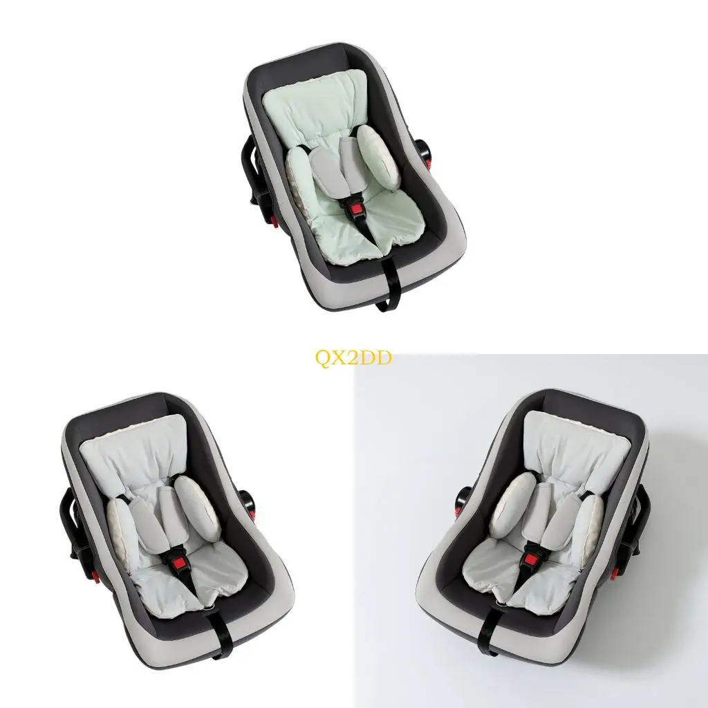 QX2D almohada bebé doble cara peluche acolchada para viajar - imagen 5
