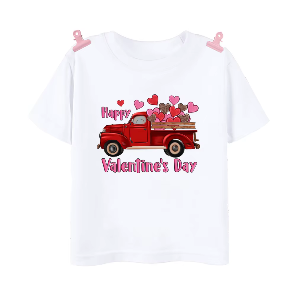 Trajes a juego San Valentín: camisas familiares y mameluco bebé - imagen 4