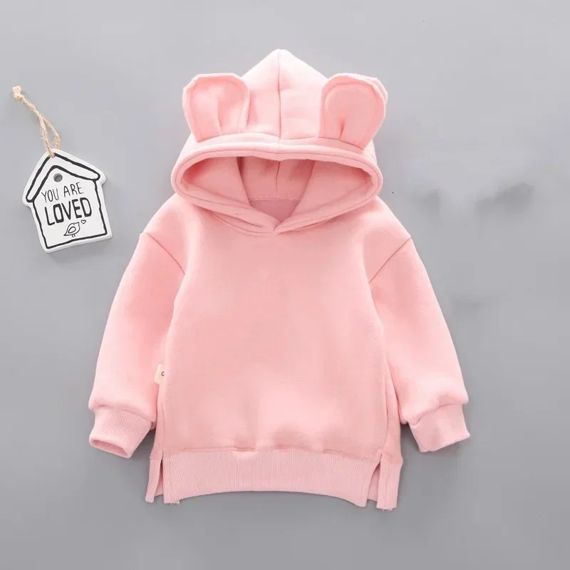 Sudaderas con capucha de algodón para niños | Estilo casual Otoño Invierno