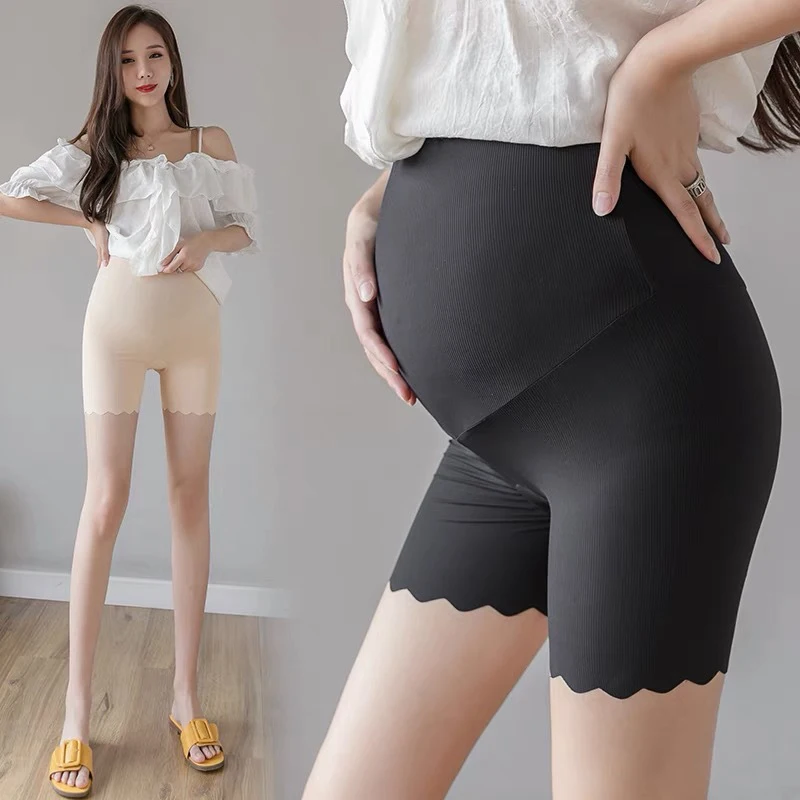 Pantalones cortos maternity blancos