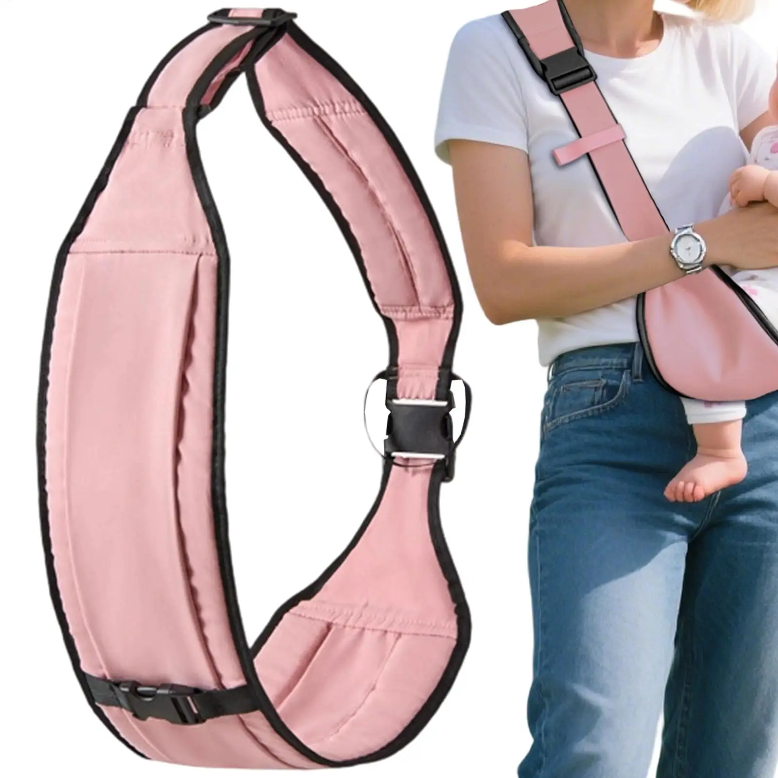 Portabebés lateral ergonómico para paseos, senderismo y camping - imagen 2