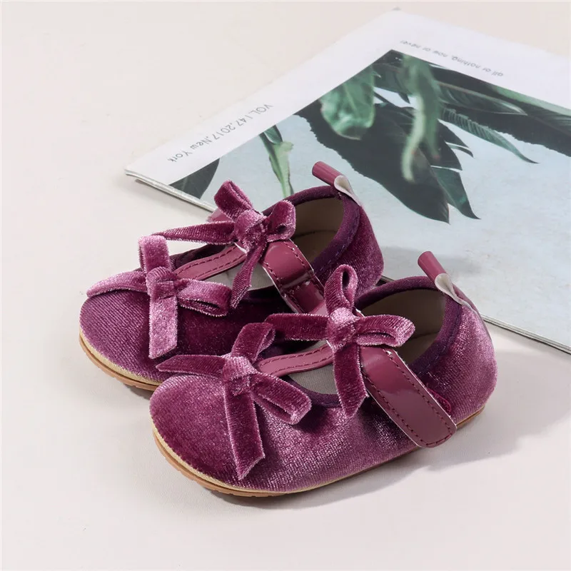 Zapatos primeros caminantes niña con lazo - suela blanda, princesa - imagen 3