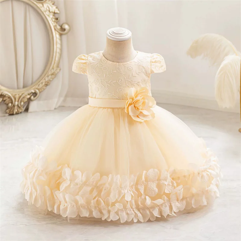 Vestido Ren de princesa con encaje y tul para bebé - imagen 4