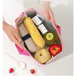 Bolsa térmica de almuerzo gran capacidad para merienda portátil