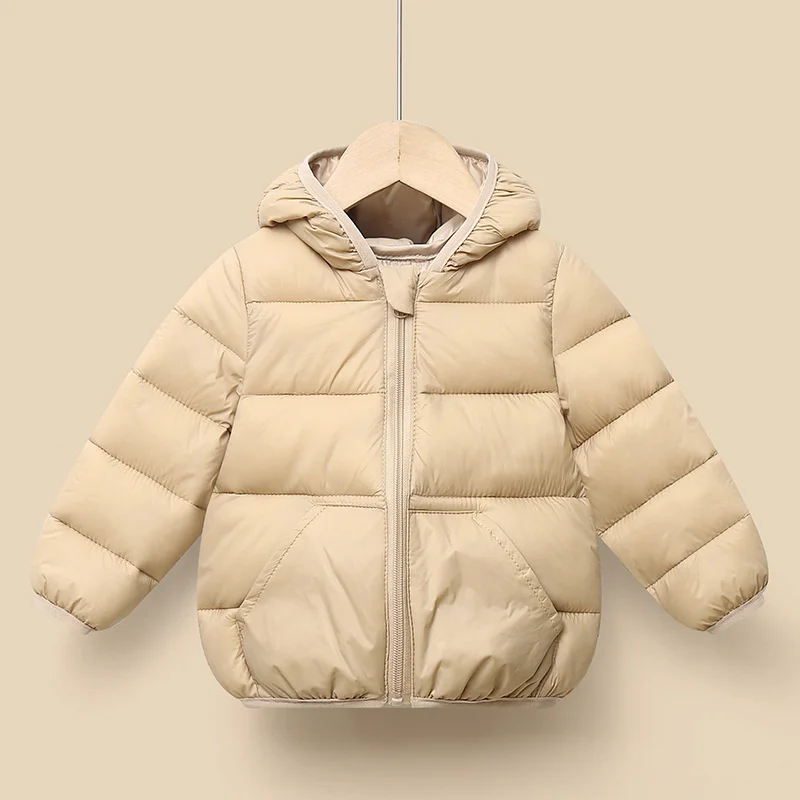 Abrigo de plumón con capucha para niños – Chaqueta cálida en otoño - imagen 3