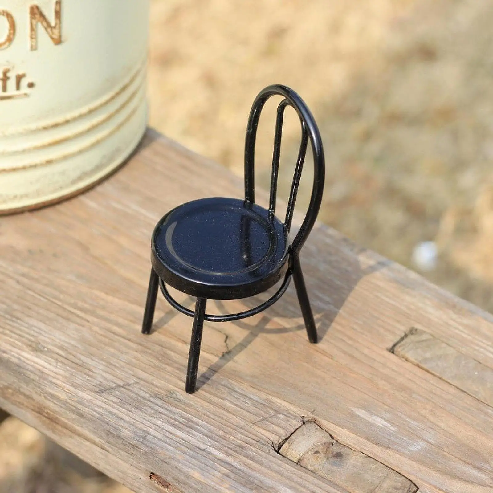 Silla para casa de muñecas en miniatura, maqueta ferroviaria - imagen 4