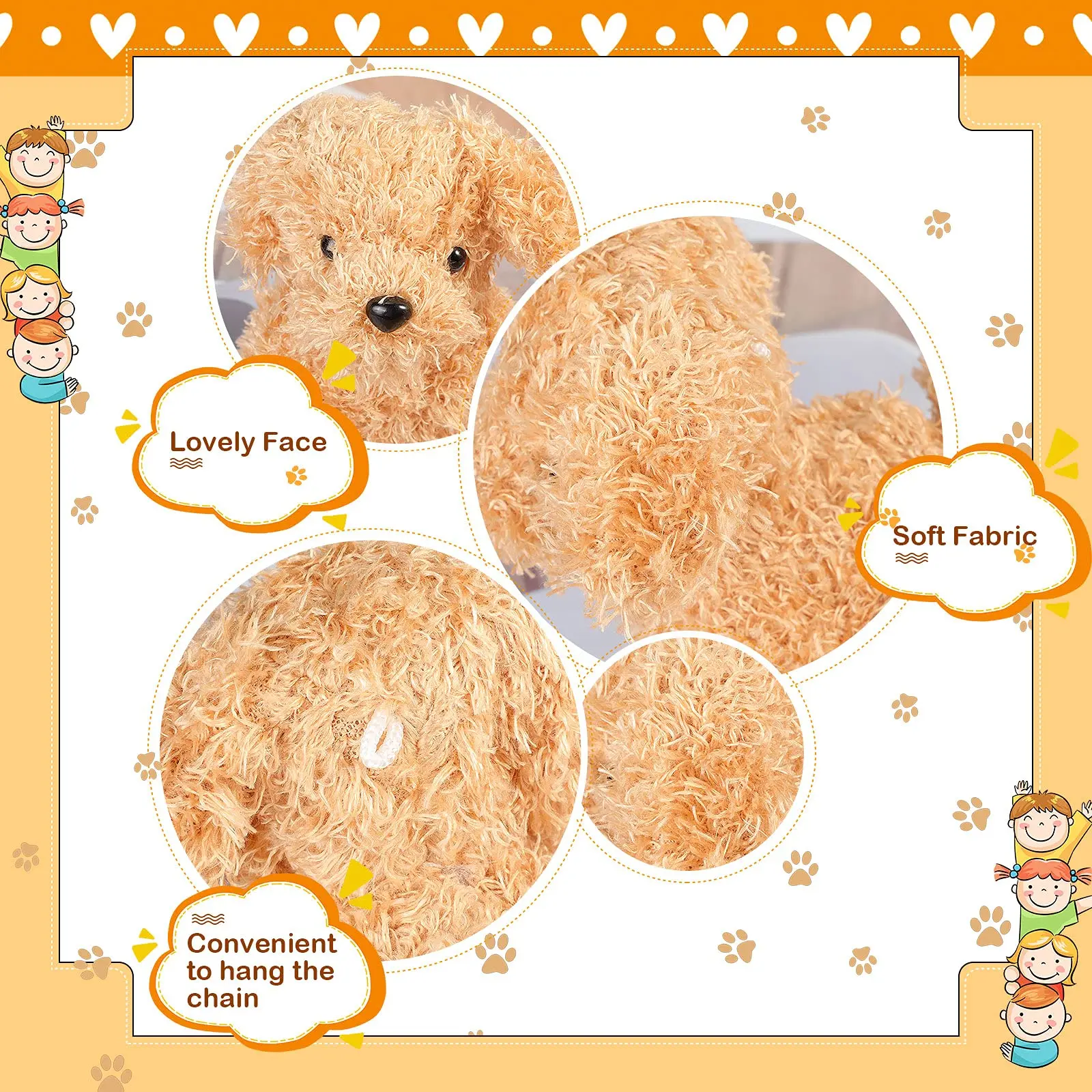 Peluches de perro mini suaves para niños – Regalo ideal - imagen 5