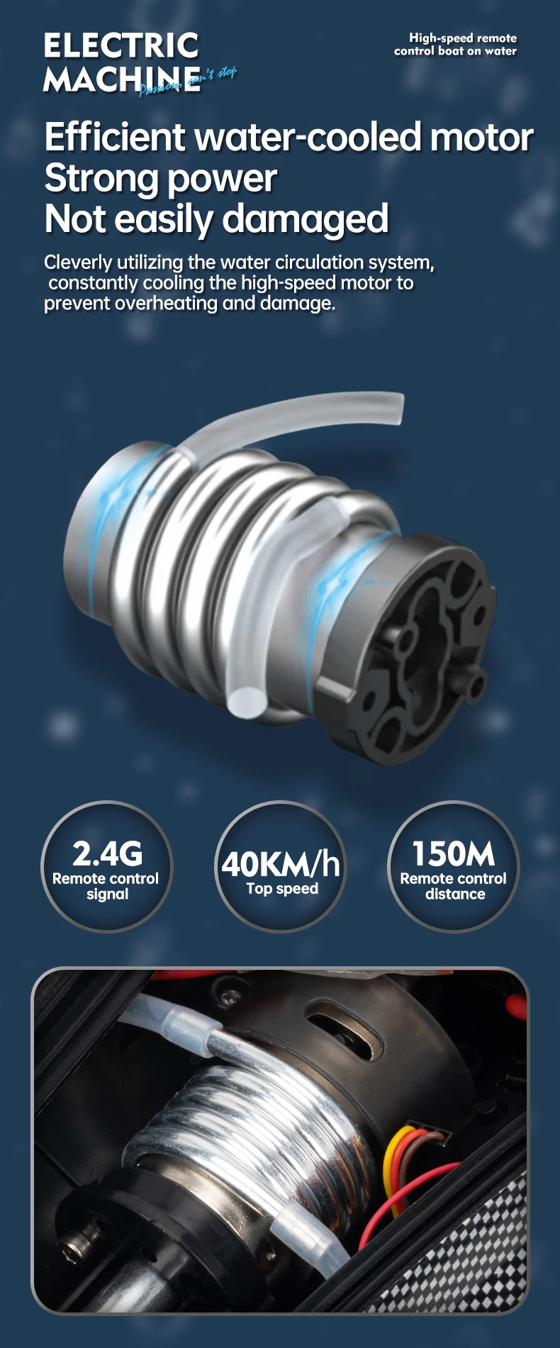 Detalle del sistema turbojet y motor 390