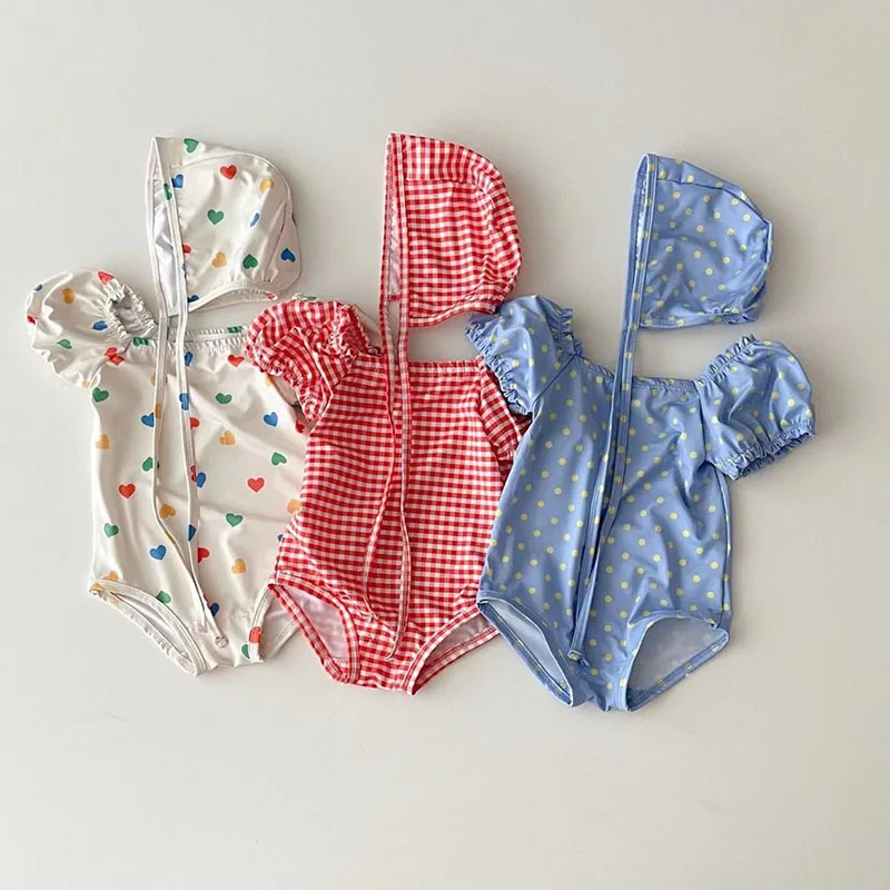 MILANCEL Bañador estampado corazón niño niña - imagen 3