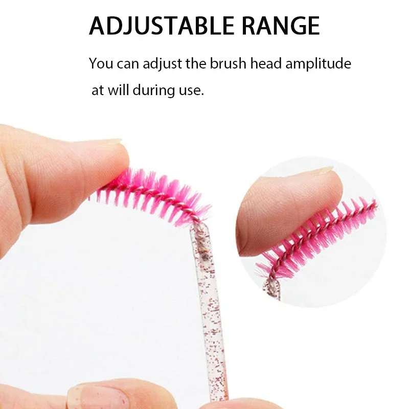 Aplicadores desechables para pestañas y cejas, varitas de cristal - imagen 3